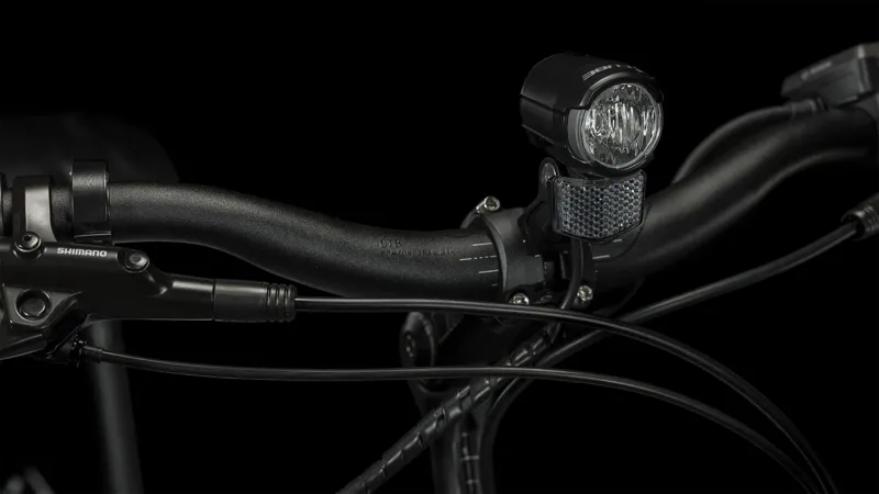 Cube Compact Hybrid 500 Electric Bike in Grey/White-3